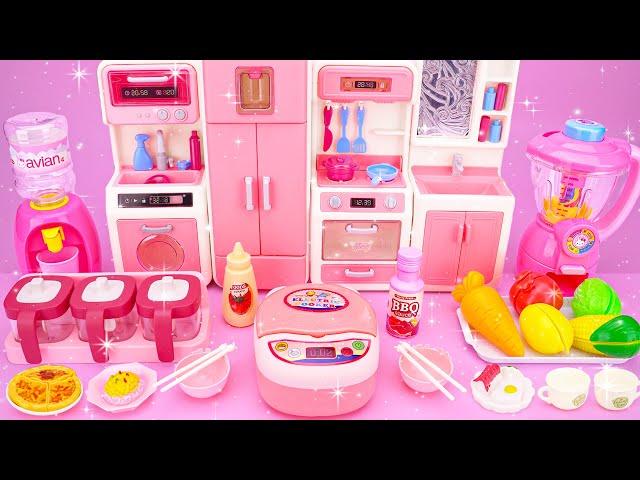 5 Minutes Satisfying with Unboxing Cute Pink Kitchen Toys, Home Playset Collection ASMR