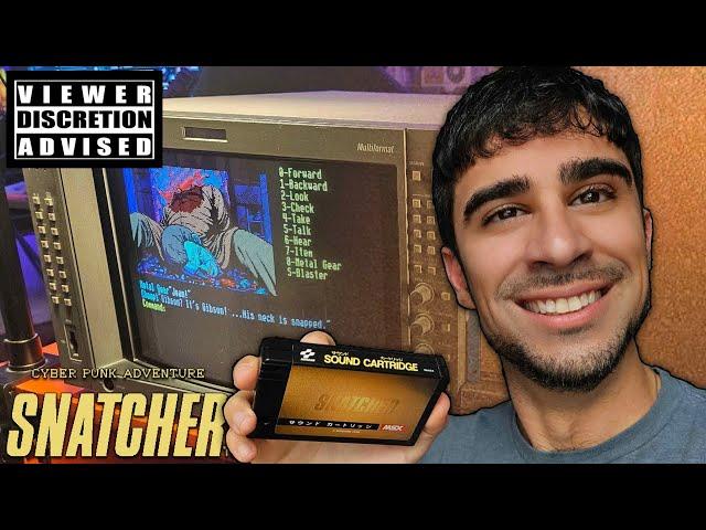 Snatcher on the MSX2 (potential gore and nudity jsyk)