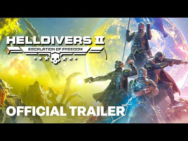 Helldivers 2 - Escalation of Freedom Major Update Announcement Trailer