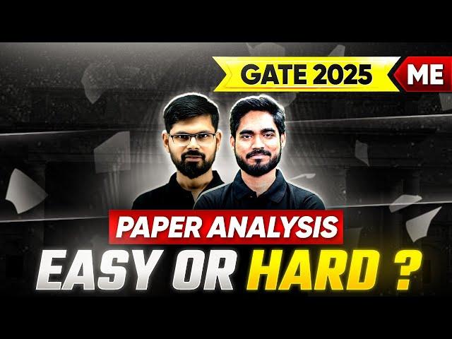 GATE 2025 ME Paper Analysis Was it Difficult or Easy?