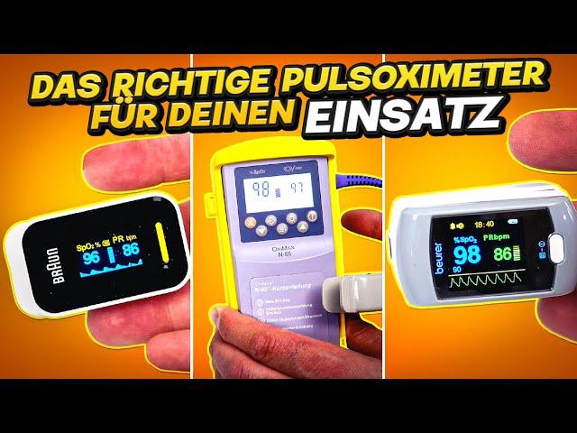 Welches Pulsoximeter ist das Richtige für meinen Einsatz?