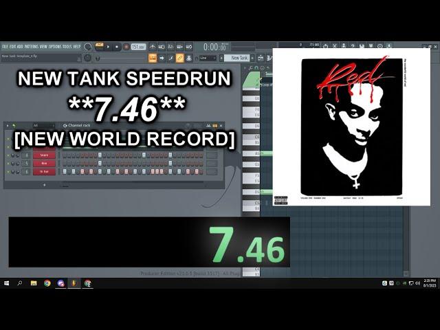 NEW TANK SPEEDRUN **7.46** [NEW WORLD RECORD] (NO MIDI FILES/CONTROLLER)