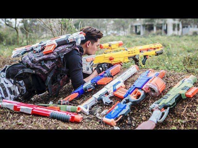 LTT Game Nerf War : Winter Warriors SEAL X Nerf Guns Fight Criminal group Rocket Assassination 2