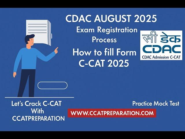 CDAC CCAT AUG 2025 Batch Registration Guide | Step-by-Step Tutorial