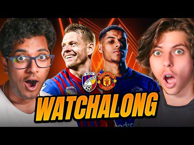 VIKTORIA PLZEN 1-2 MAN UNITED EUROPA LEAGUE 24/25 WATCHALONG