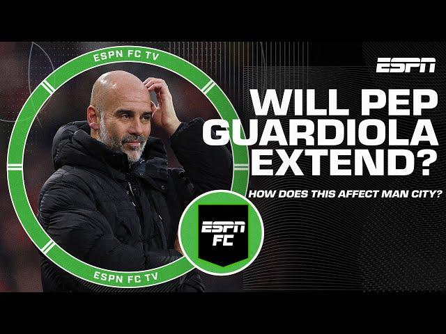 How would a contract extension for Pep Guardiola affect Manchester City's players?  | ESPN FC