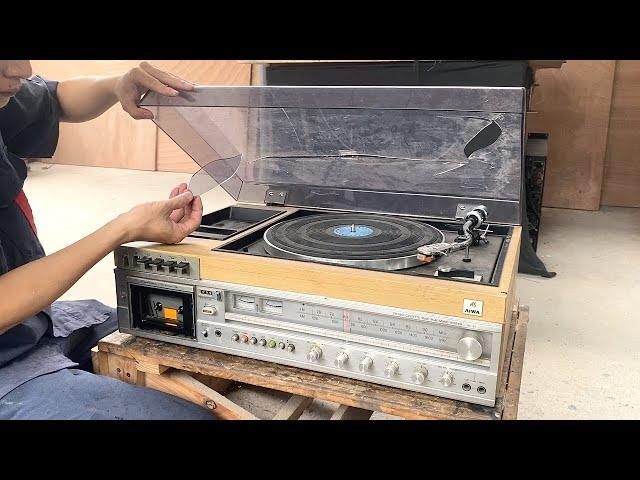 Restoration stereo cassette multi-play music system