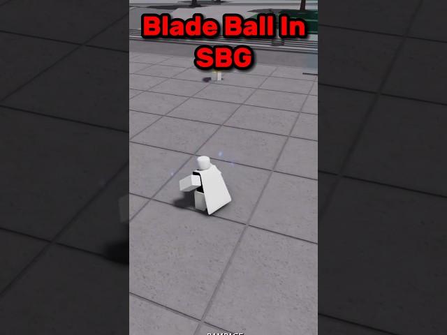 Blade Ball in Strongest Battle Grounds @Freeznotfound