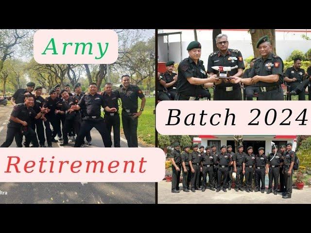 Indian Army Retirement Batch || Pension Drill All Process ||Best Memories || Vitern Army @nizu2466