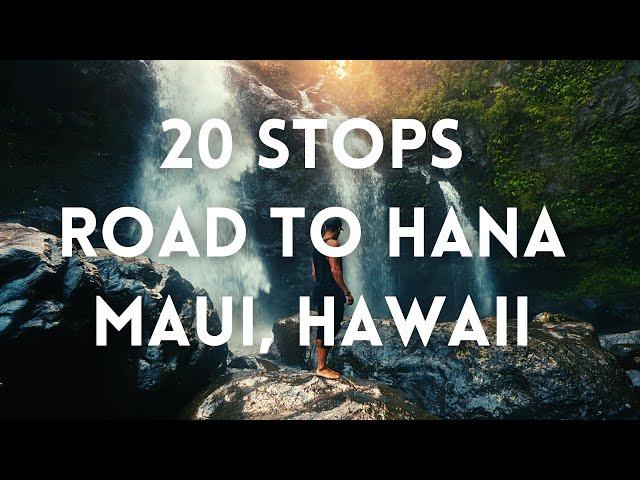 20 Stops on the Road to Hana, Maui Hawaii