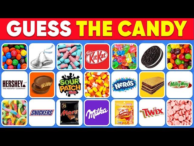 Guess The Candy by Logo  How Many of These Candies Do You Know? Logo Quiz