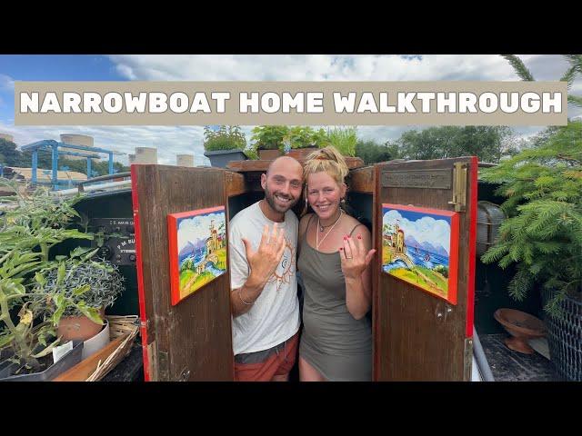 Narrowboat Home Tour: Full Walkthrough of our 59ft Off Grid Home