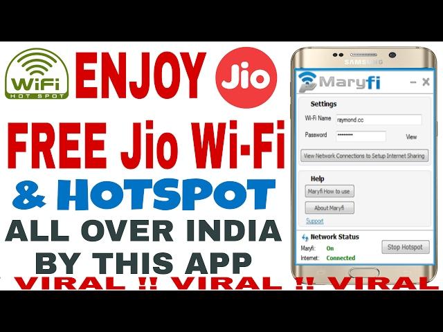 Enjoy Free Jio Wi-Fi & Hotspot All Over India ! How To Use Free Wi-Fi Anywhere.