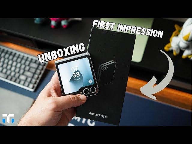 Samsung Galaxy Z Flip 6 Silver Unboxing & First Impressions!