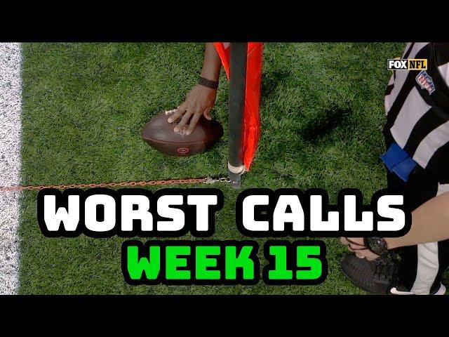 Top 5 Worst Referee Calls of Week 15 | NFL 2020 Missed calls