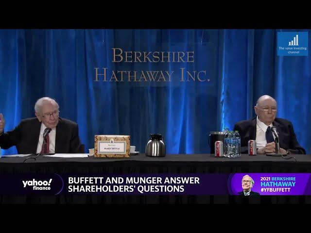 Warren Buffett on Berkshire versus the SP500 index