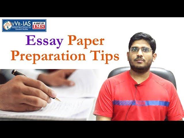 Essay Preparation Tips by UPSC Topper 2017 Himanshu AIR-773 (VVR IAS)