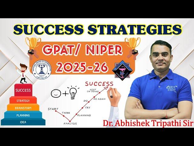 SUCCESS STRATEGIES | FOR GPAT, NIPER- 2025-26 | BY- DR. ABHISHEK TRIPATHI SIR | MOTIVATION, PLANNING