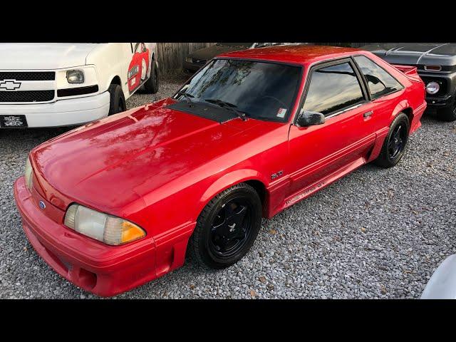 Test Drive 1992 Ford Mustang GT SOLD $5,950 Maple Motors