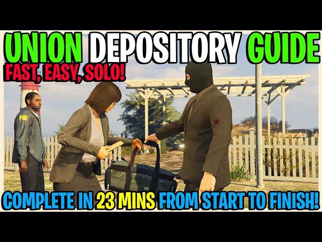 FAST, EASY, SOLO UNION DEPOSITORY CONTRACT GUIDE! GTA 5 ONLINE