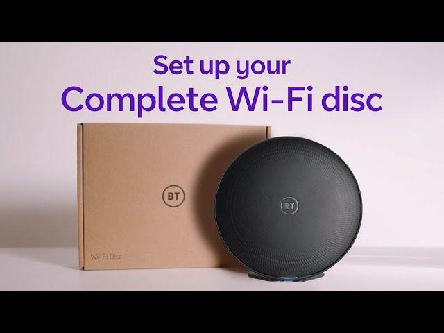 How to set up your Complete Wi-fi Disc