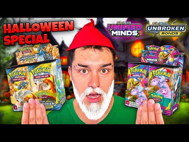 Opening Unified Minds & Unbroken Bonds Booster Boxes (HALLOWEEN SPECIAL)