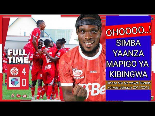 MBWADUKE: SIMBA MOTO! YAJA KWA KASI IKIUA 4-0 KWA MAPIGO YALIYOIPA UBINGWA 2017/18/ BALUA, AHOUA...