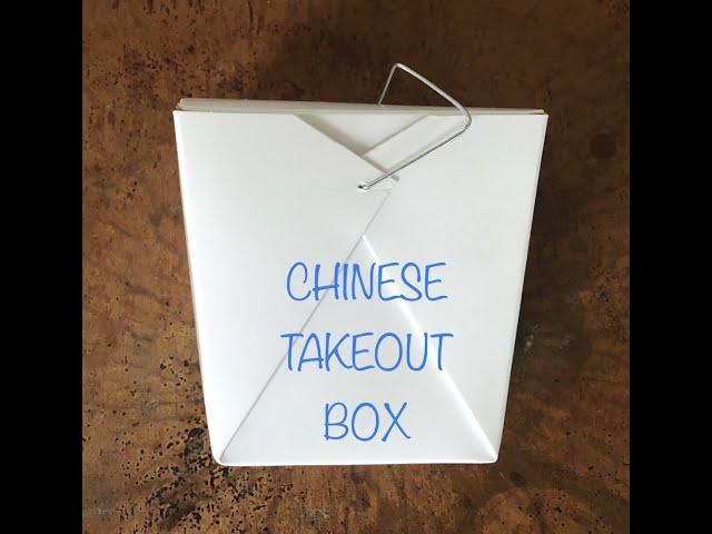 The Chinese Food Takeout Box