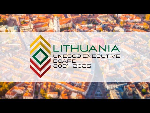 Lithuania‘s candidacy to the UNESCO Executive Board for the term 2021-2025