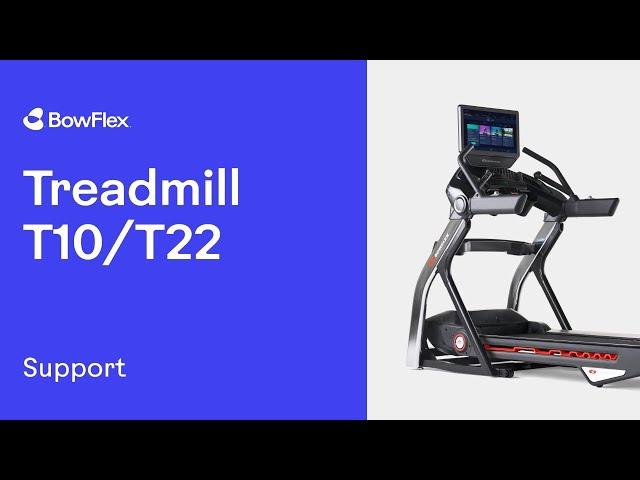 BowFlex® Treadmill T10/T22/T25/T56: How to Replace the Speed Sensor