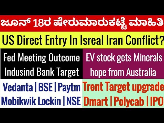Stock Market News Today | Indusind bank | BSE | Trent | Mobikwik| Dmart | Paytm | Vedanta | Polycab