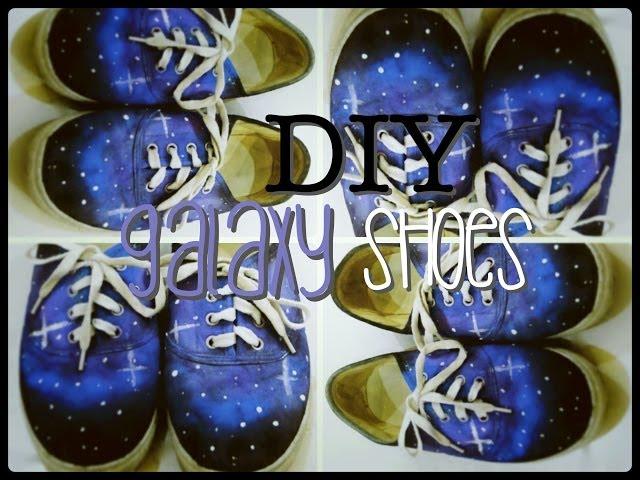 DIY Galaxy Shoes