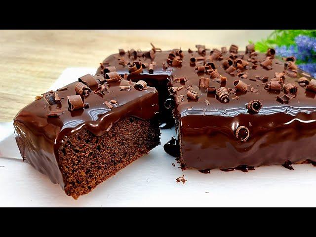 The most delicious chocolate cake I've ever eaten! Simply the best cake recipe...