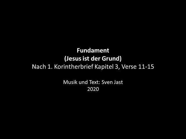 "Fundament (Jesus ist der Grund)" - Instrumental mit Lyrics