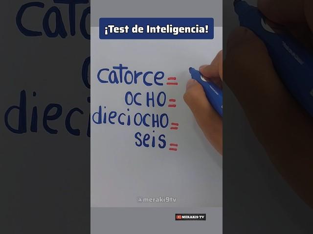 Piensa rápido!! | Test de Inteligencia 