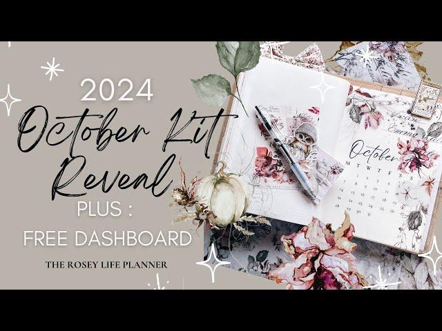 Unboxing my Planner Sticker Subscription Kit for October from The Rosey Life Planner