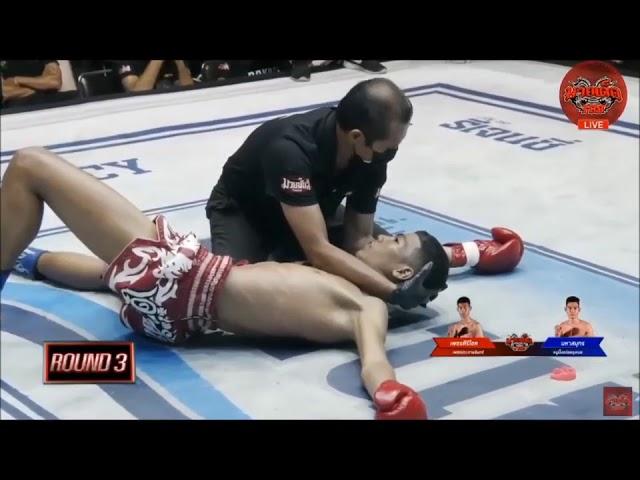 MUAY THAI KO OF THE WEEK: Petchsirichock Petchprakaijan VS Mahasamut SitRambo Isan (W)