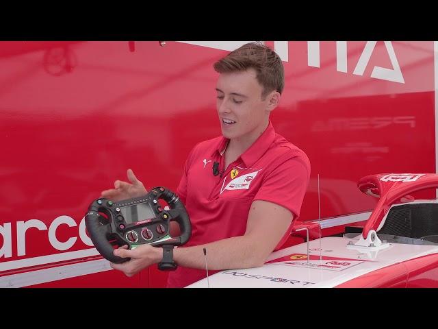 Marcus Armstrong explains his FIA Formula 3 Steering Wheel