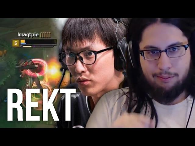 Imaqtpie - DESTROYING DOUBLELIFT (EMBARRASSINGLY ONE SIDED)