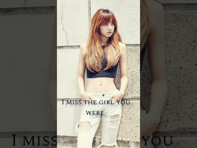 "i missthe girl you were many will shewas easier to kill" #shorts #kpop #kpopedit #lisa