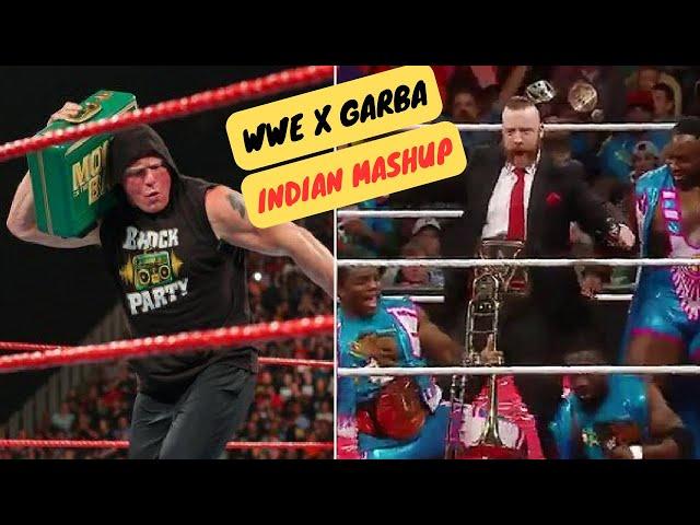 WWE x Garba | Indian mashup | Abhilash Vlogs