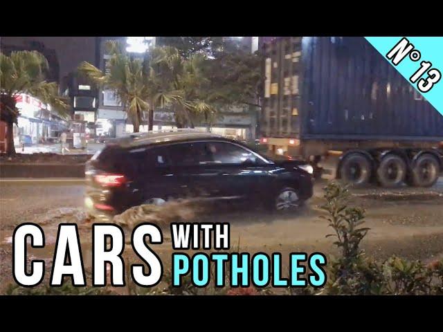 Cars Hitting MASSIVE Potholes (#13)