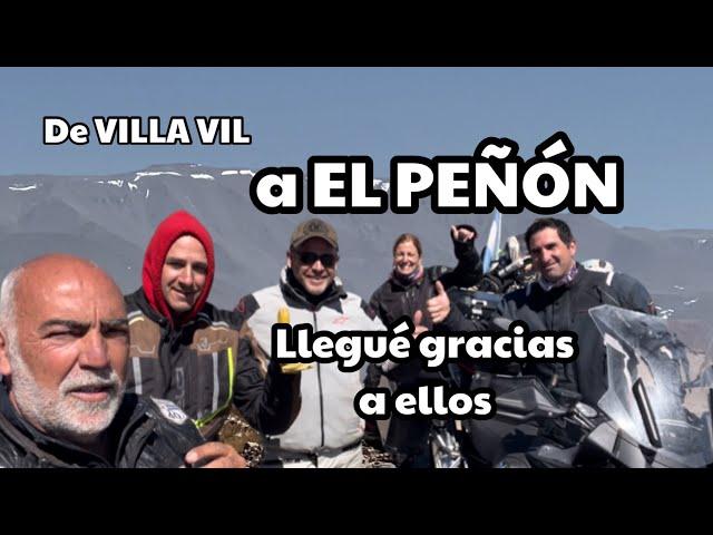 De Villa Vil a EL PEÑÓN | llegué a remolque | en moto por Argentina