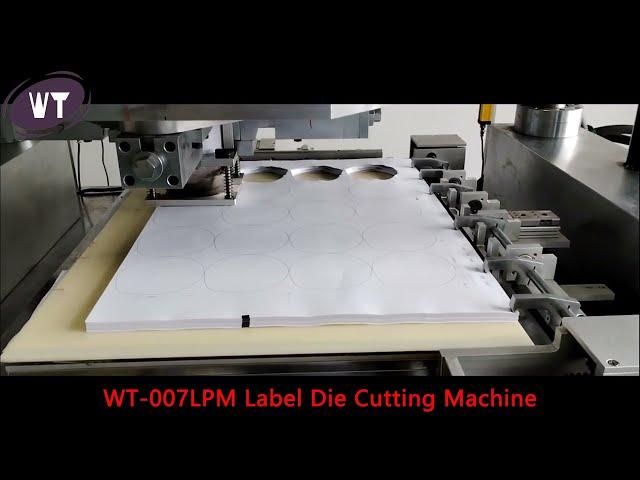 Label Die Cutting Machine Aluminum Foil Paper Yogurt Lid Die Cutting Machine