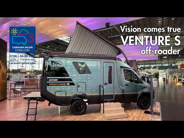  WORLD PREMIERE!! Vision comes true. HYMER presents the exclusive Venture S off-roader