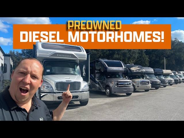 11 PREOWNED Diesel Motorhome in FLORIDA!