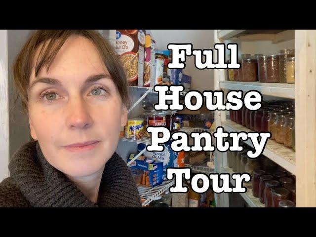 Tour My Homestead Pantries, Freezer, and Canning Stockpile #threeriverschallenge