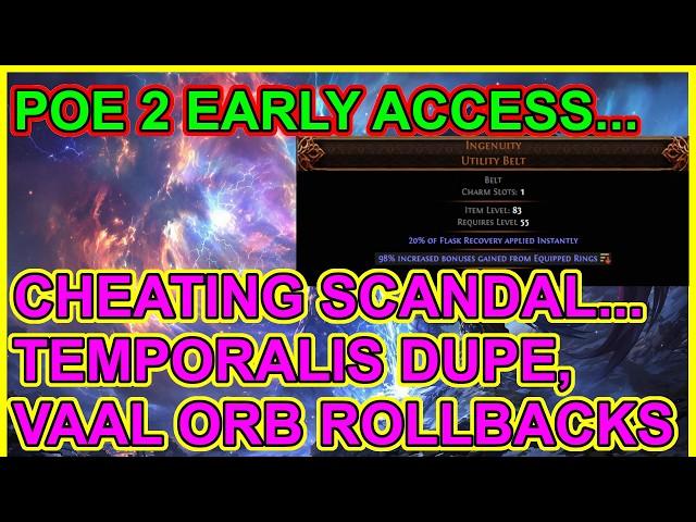 POE 2 - Widespread Cheating? Crashes Used To Dupe Items, Rig Vaal Orbs & More. Path of Exile 2