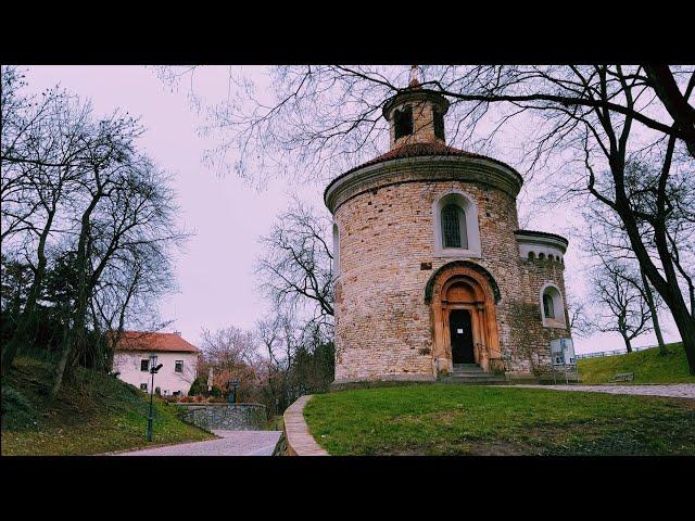 CASUAL MORNING AT PRAGUE MEDIEVAL FORTRESS - Windy Walk at Vyšehrad 4K - Calm Ambiance Tour HDR ASMR