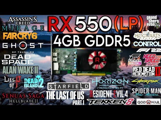 RX 550 (4GB) In Mid 2024 - Test In 30 Games !